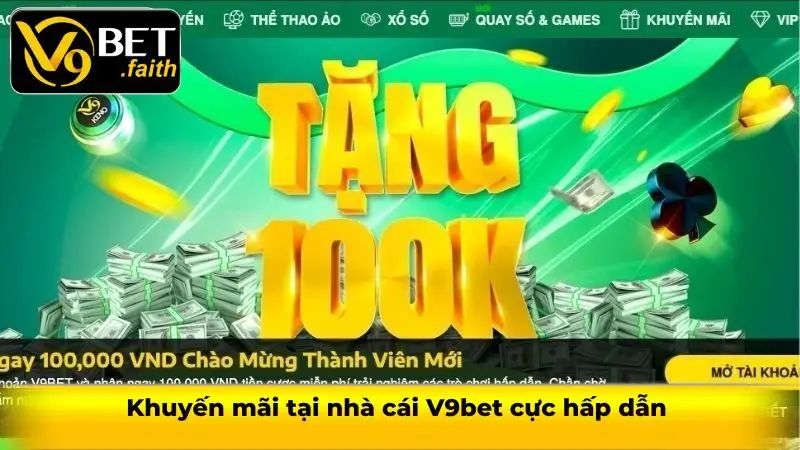 V9bet - Sân chơi cá cược hấp dẫn nhất 2025 30 Khuyến mãi tại nhà cái V9bet cực hấp dẫn